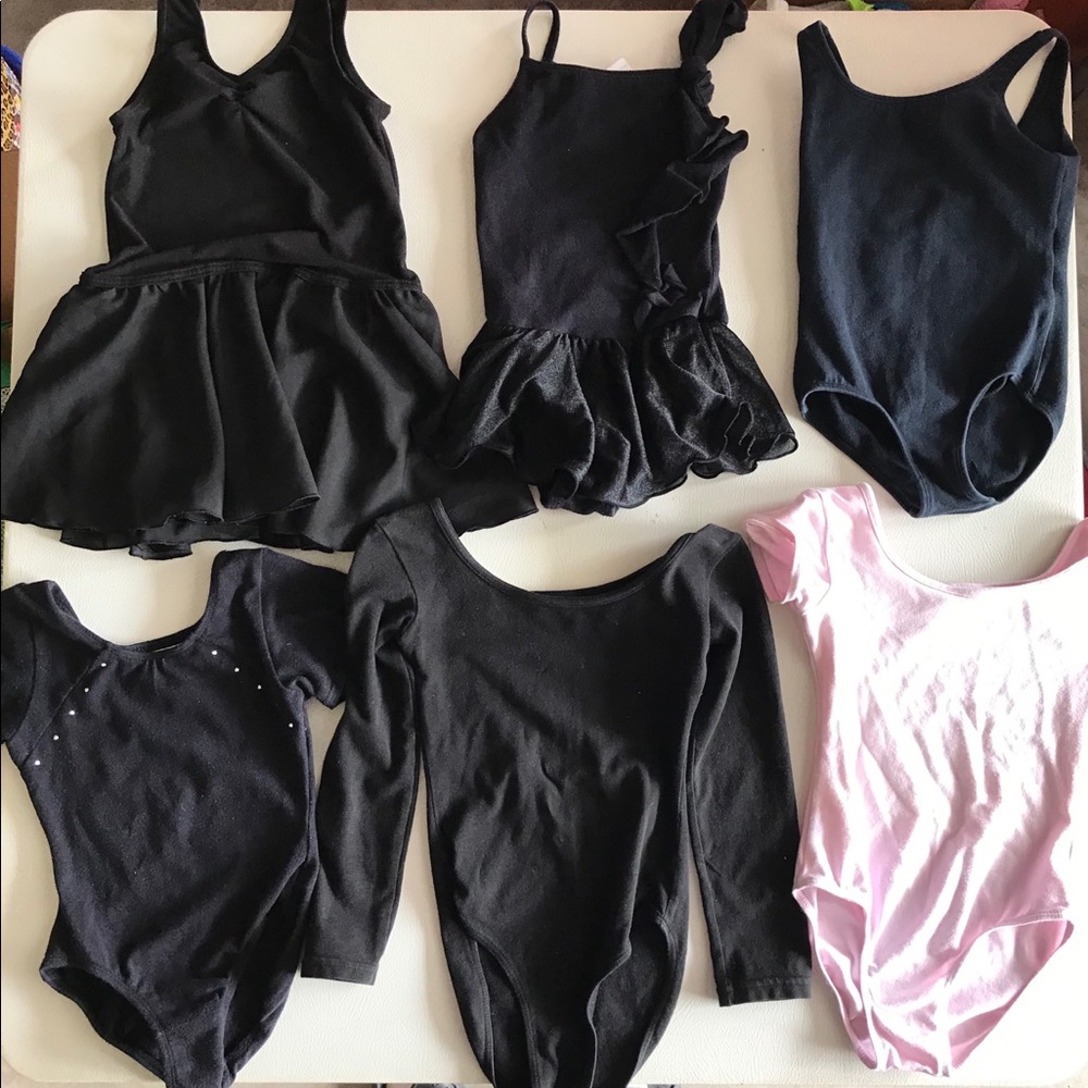 Six Size XS or 4-5 leotards